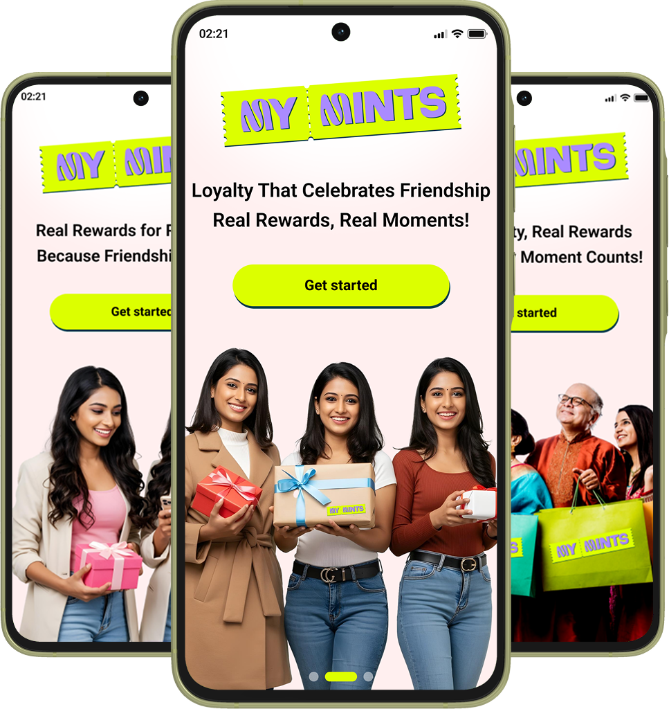 MyMints loyalty rewards app, earn points at restaurants, salons and fuel stations in Chandigarh (Tricity)